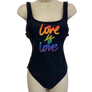 SIRENA Love Is Love Pride Black Swimsuit